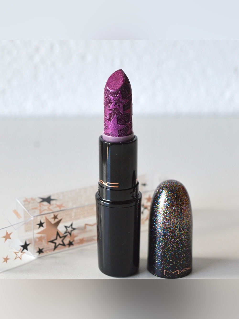 MAC Cosmetics Kiss Of Stars Lipstick *STARSTRUCK* Berry Purple Limited Edition - Picture 8 of 11